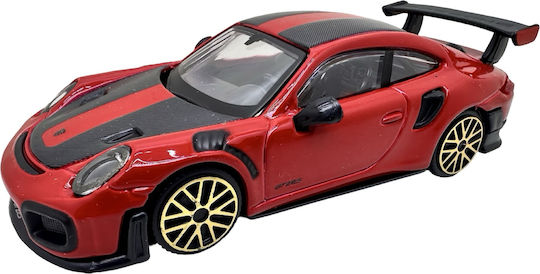 Bburago Porsche 911 Gt2 Rs Maßstab 1:43 Rotes Metall-Druckguss-Replikamodell