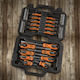 Schraubendreher-Set 58 Stück In Tasche – 1/4” Bits Standard Präzision Schraubendreher