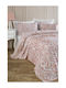 SteweHome Σετ Παπλωματοθήκη Βαμβακερή 160x230cm Μονή με Μαξιλαροθήκη Πορτοκαλί