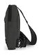 Männliche Schulter / Crossbody Tasche Grau