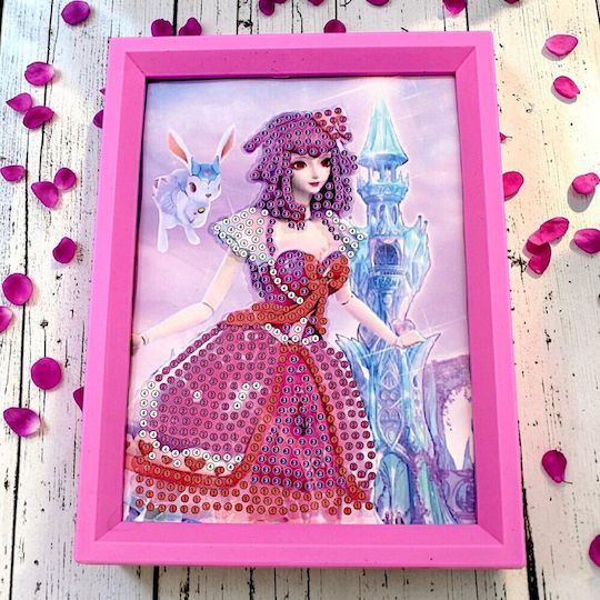 Diamond Painting Princess Crystal Frame 13x18cm 17pxd93