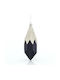 Diamond Plastic Black Champagne Glitter Set 3 Pieces 13x4.5cm