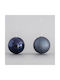 Kunststoff Kugel Ornament Schur Blau Set 6 Stück 3 Glitzer 8cm