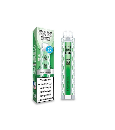 Aroma King Lux Ηλεκτρονικό Τσιγάρο μιας Χρήσης Kiwi Passion Guava 2ml 20mg