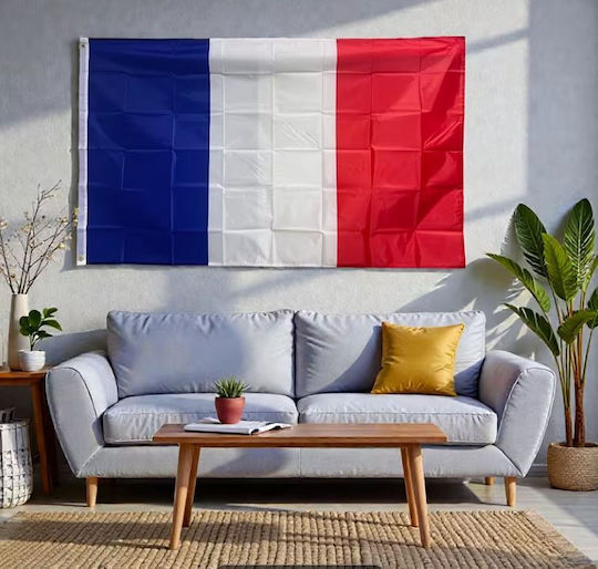 Frankreich Flagge Polyester mit Einsatz 150x90cm