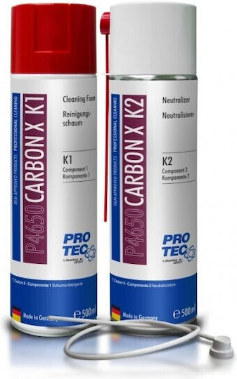 Curățător Ardere 2 Buc X 500ml Carbon X 500ml K1 + 500ml K2 Protec