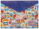Φάκελος Κουμπί Α4 Fold & Order Travel Stickers Pfb0003 Legami