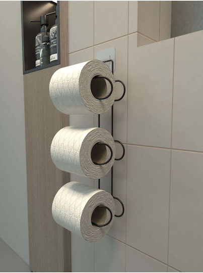 SteweHome SteweHome Badezimmerbox mit Saugnapf Metallische Schwarze
