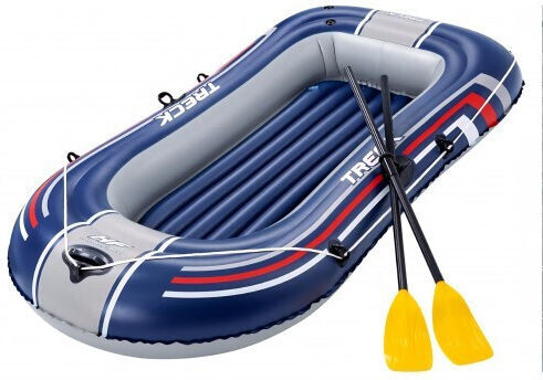 Bestway Barcă gonflabilă cu vâsle și pompă 228x121εκ.