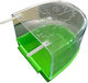 Large External Bird Cage Bathtub 13x12x12cm Brown