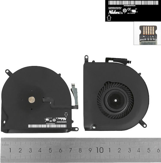 Ανεμιστηράκια Apple Retina A1398 Mc975 Mc976 2013 2015 Αριστερά