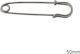 Safety Pin Iron 50mm 235100802 Nickel 10 Pieces