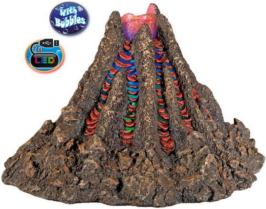 Nobby Aquariendekorationen Vulkan LED 22,7x19,5x14,5cm