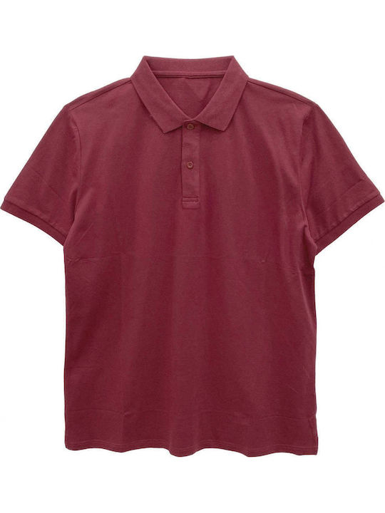 Ansin Polo Μπλούζα Μπορντό