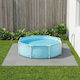 vidaXL Pool Accessories 60x60x1 cm Grey