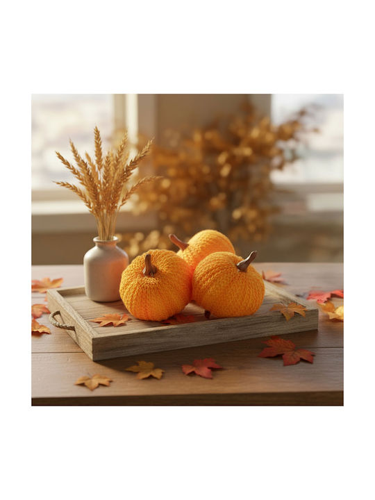 Set Decorativ Dovleci 3 Bucăți 6 Cm Clește Decorațiuni Textile