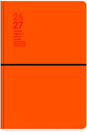 Innostat Täglich Akademisches Flexy 14x21 2026-2027 Orange