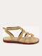 Women's Flat Sandals Beige