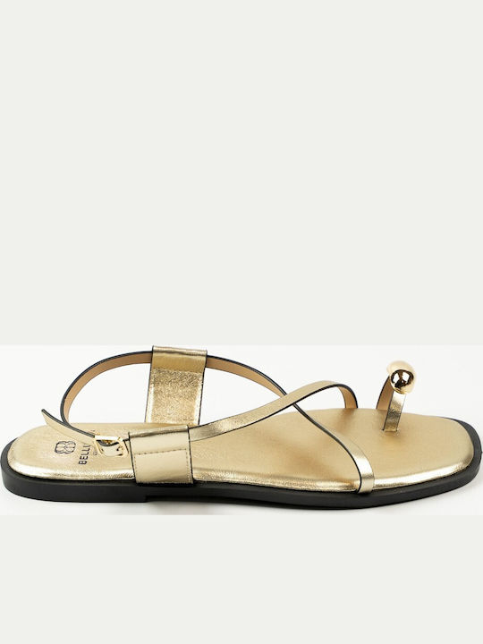Fshoes Women's Flat Sandals Gold