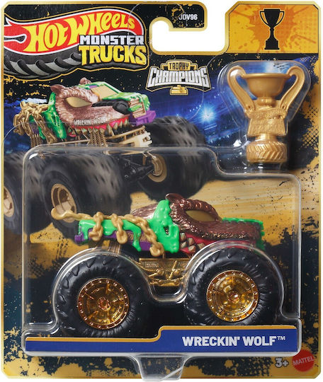 Mattel Trophy Champions - Wreckin Wolf Vehicle (jmv65) Car Monster Trucks Trophy Champions Wreckin Wolf Vehicle Monster Truck