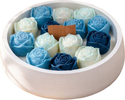 Candle Light Aromatisches Soja-Kerze in Gefäß mit Rose Parfüm 004284MBL