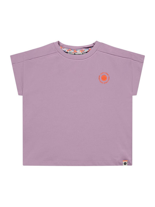 Stains & Stories T-Shirt Purple