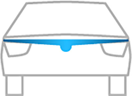 Heko Mercedes Car Bonnet Windbreaker for Mercedes-Benz Sprinter 1995-2000 1 Piece
