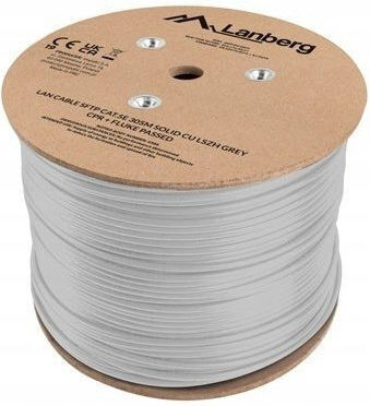 Lanberg S/FTP Cat.5e (Gigabit) Network Cable Ethernet 305m Grey