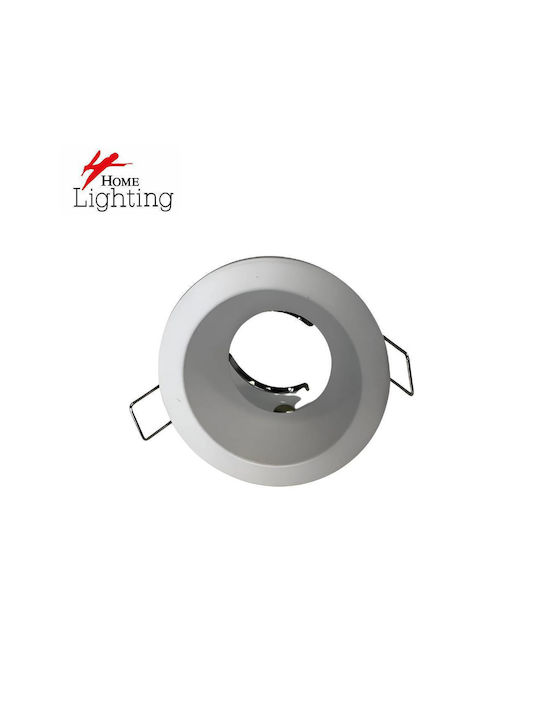 Home Lighting Glim Μεταλλικό Χωνευτό Σποτ με Ντουί GU10 8.7x8.7εκ.