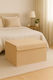SteweHome Storage Box for Blanket/Duvet / Coat / Knitwear / Clothes / Bags in Beige Colour 60x40x30cm