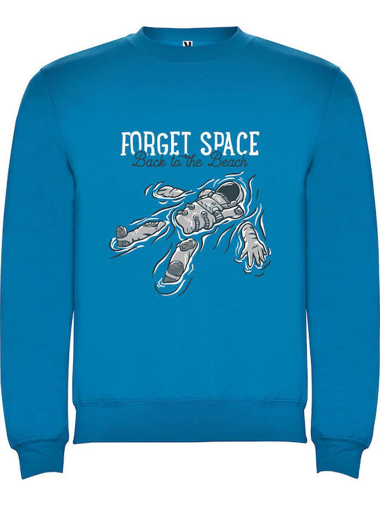 Sweatshirt Organic Unisex " Forget Space Back T...
