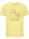 T-shirt Unisex " Too Drunk Time To Go Home Funny Alcohol " Light Yellow