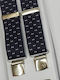 Men's Suspenders Victoria 35mm 4 Clips 63036-719a Blue