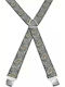 Men's Suspenders Victoria 35mm 4 Clips 63036-712c Khaki
