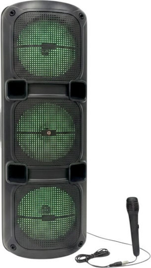 Ηχείο Karaoke με Ενσύρματo Μικρόφωνο και Εφέ Φωτισμού QL8307 160033 Μαύρο