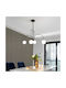 Alista Home Black Pendant Ceiling Light for 4 E27 Bulbs