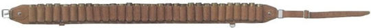 Kouros Cartridge Holder 26 Slots Brown Leather Color Brown Size O S
