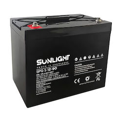 SunLight Μπαταρία 12V 90Ah C10 SPG12-90 SunLight Μπαταρία 12V 90Ah C10 SPG12-90