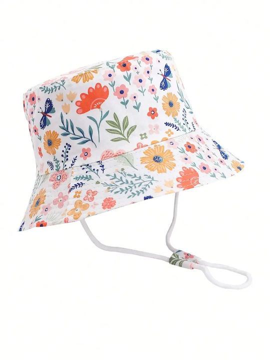 Queen Mother Kids' Hat Bucket Fabric Sunscreen Multicolour