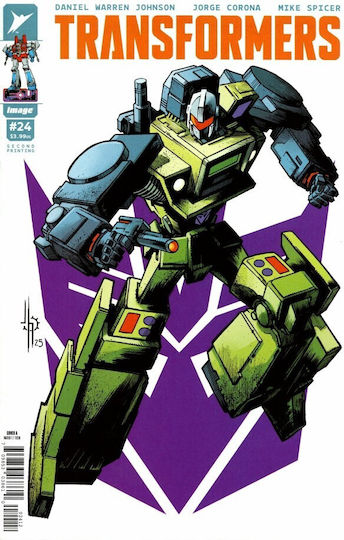 Transformers 24 2nd Printing Jason Howard Decepticon, 2nd Printing Jason Howard Decepticon PB