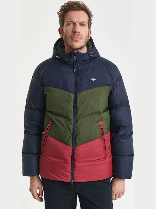 Μπουφάν Puffer Αδιάβροχο Evening Blue