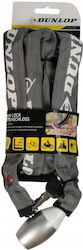 Dunlop Bike Lock Chain Lock 120cm Gray 8711252416984gray