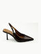 Spitze Zehe Pumps Braune