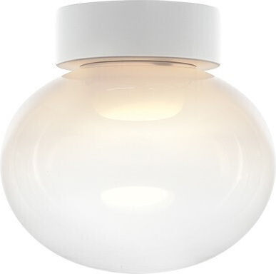 VK Lighting Πλαφονιέρα Οροφής 20εκ. Λευκή με Ενσωματωμένο LED