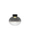 VK Lighting Πλαφονιέρα Οροφής 30εκ. Μαύρη με Ενσωματωμένο LED