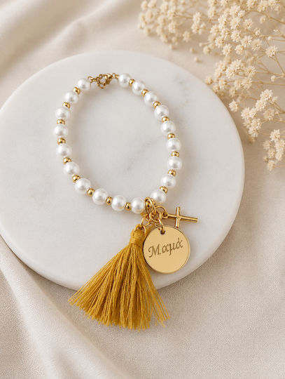 By Anastasia's Art Creations Taufe Anhänger Armbänder 1 Stück