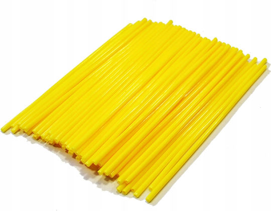 Mx Spoke Tubes Spoke Covers Cross Enduro Moto Yellow Suzuki Tuning