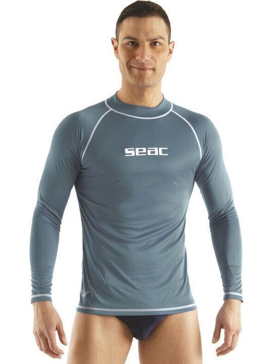 Seac Tricou De Protecție Solară Cu Mânecă Lungă Pentru Bărbați Gri
