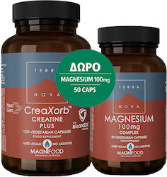 Terranova Promo Creaxorb Kreatine Plus Muskelaufbau 100 Kapseln & Magnesium 100mg Komplex 50 Kapseln Terranova Promo Creaxorb Kreatine Plus Muskelaufbau 100 Kapseln & Magnesium 100mg Komplex 50 Kapseln