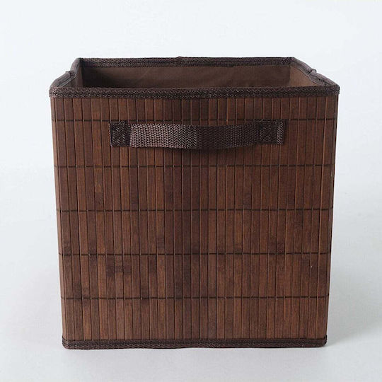 SteweHome Bamboo Multicolour Storage Basket 27lt